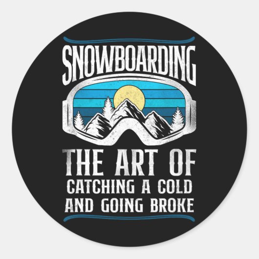 スノーボードスノーボードヴィンテージレトロゴーグル ラウンドシール (正面)