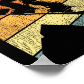 スノーボードスノーボードヴィンテージレトロマウンテン1 ポスター (角)