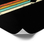 スノーボードスノーボードヴィンテージレトロ ポスター (角)