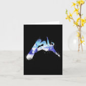 スノーボードスノーボードヴィンテージ山 カード (黄色い花)