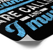 スノーボードスノーボード山々はAを呼んでいる ポスター (角)