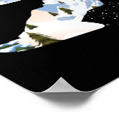 スノーボードスノーボード山脈 ポスター (角)