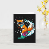 スノーボードスノーボード4 カード (黄色い花)