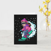 スノーボードスノーボード7 カード (黄色い花)