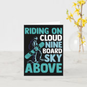 スノーボードスノーボード カード (黄色い花)