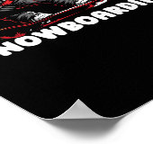 スノーボードスノーボード – Winter Sportsスノーボーダー ポスター (角)
