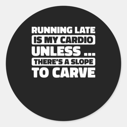 スノーボードスノーボード – Winter Sportsスノーボーダー ラウンドシール (正面)