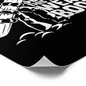 スノーボードスポーツおもしろい乗用スノーボードコンペティ ポスター (角)