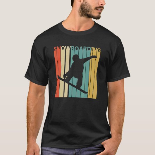 スノーボードスポーツ Tシャツ (正面)