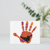 スノーボードセットの心 ポストカード (スタンド正面)