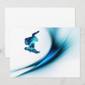 スノーボードデザイン募集 招待状 (正面/裏面)