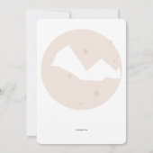 スノーボードデュオ招待状 招待状 (裏面)