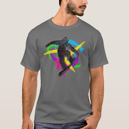 スノーボードトリック Tシャツ (正面)