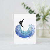 スノーボードノークリスティ ポストカード (スタンド正面)