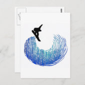 スノーボードノークリスティ ポストカード (正面/裏面)