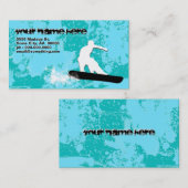 スノーボードパウダートレイル 名刺 (正面/裏面)