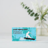 スノーボードパウダートレイル 名刺 (スタンド正面)