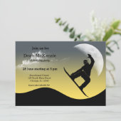 スノーボードパーティー 招待状 (スタンド正面)