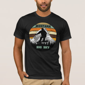 スノーボードビッグスカイスキー雪野山斜面 Tシャツ