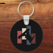 スノーボードフリースタイルスポーツウィンタースノーボード キーホルダー (正面)