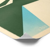 スノーボードブーターウイスラーBCトラベル ポスター (角)