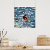 スノーボードポスター ポスター (キッチン)