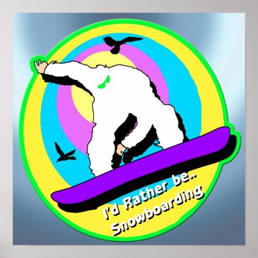 スノーボードポスター ポスター (正面)