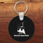 スノーボードミーティングスノーボードバケーション キーホルダー (正面)