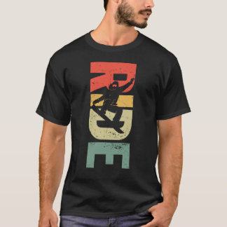 スノーボードライドヴィンテージレトロ Tシャツ