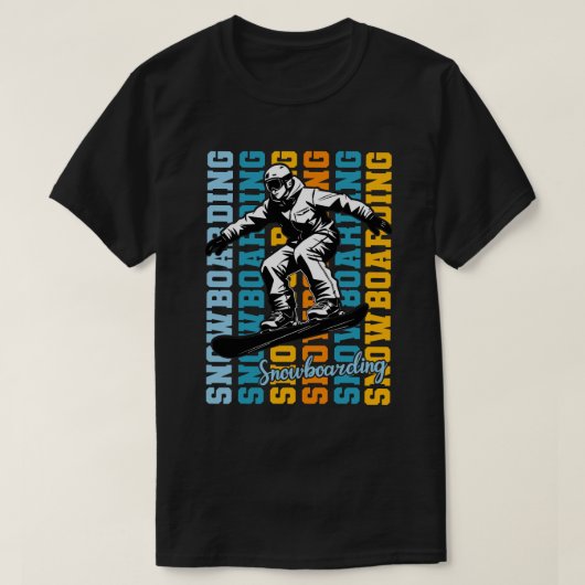 スノーボードライフ Tシャツ (デザイン正面)