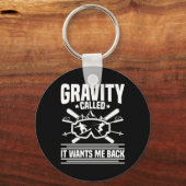 スノーボードラバーギアスキースロープウィンターバケーションスノ キーホルダー (正面)