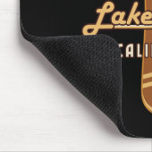 スノーボードレイクタホカリフォルニアスノーボードワイン マウスパッド (コーナー)