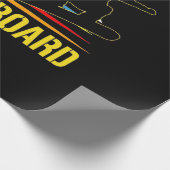 スノーボードレトロヴィンテージ ラッピングペーパー (角)