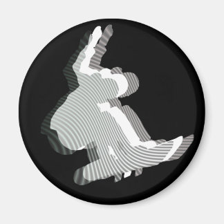 スノーボードロゴデザイン磁石 マグネット