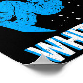 スノーボードワイプアウトザホワイトアウトスキーリゾートSno ポスター (角)