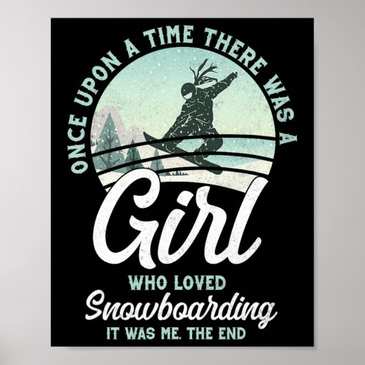スノーボードヴィンテージガール1 ポスター (正面)