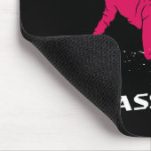 スノーボードヴィンテージガール マウスパッド (コーナー)