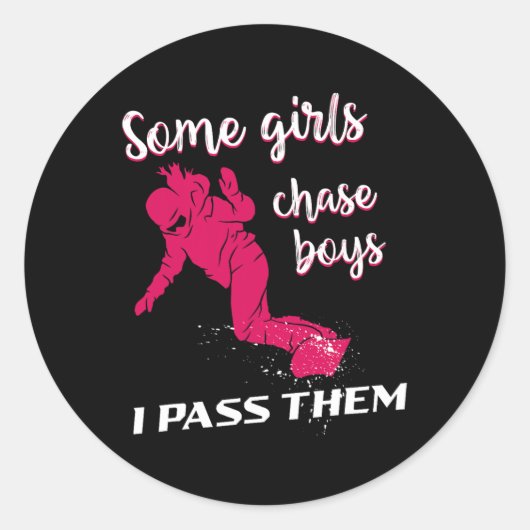 スノーボードヴィンテージガール ラウンドシール (正面)