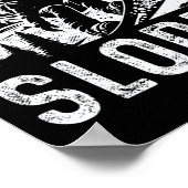 スノーボードヴィンテージゲレンデに行こう ポスター (角)