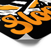 スノーボードヴィンテージレトロレッツヒット ポスター (角)