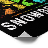 スノーボードヴィンテージ実在レトロガールズSn ポスター (角)