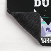 スノーボードヴィンテージ結婚妻バディ マウスパッド (コーナー)