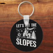 スノーボードヴィンテージ18 キーホルダー (正面)