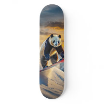 スノーボード上のパンドラ(PANDAS)デザインbyリッチAMeN Gill