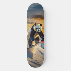 スノーボード上のパンドラ(PANDAS)デザインbyリッチAMeN Gill スケートボード