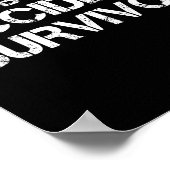 スノーボード事故生存者 ポスター (角)