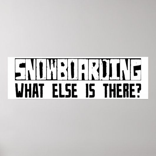 スノーボード他に何がある？ ポスター (正面)