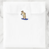 スノーボード付きスノーボーダーとしてのメルカート ラウンドシール (バッグ)