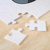 スノーボード付きスノーボーダーとしてのルーン ジグソーパズル (側面)