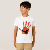 スノーボード公園のラップ Tシャツ (正面フル)